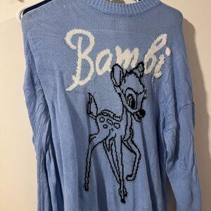 Disney Bambi Blue Sweater